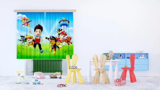 Vorhänge Paw Patrol, 180 X 160 Cm – Bild 2