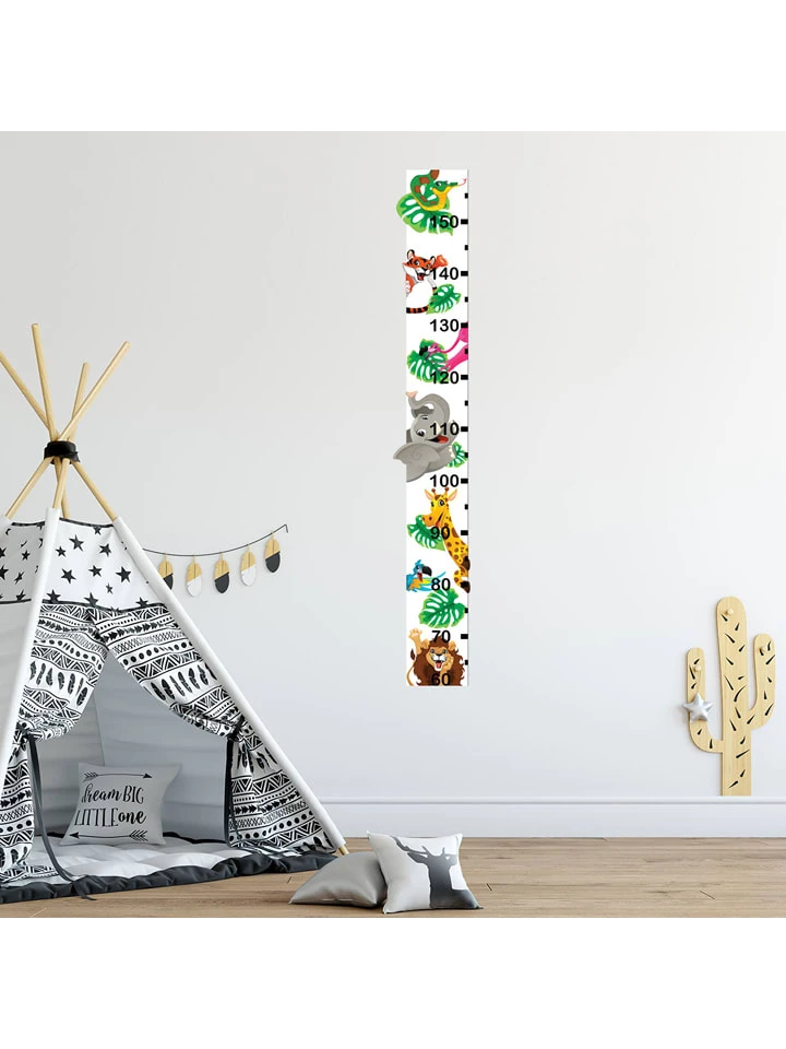 Ambiance Wandtattoo-Messlatte "Funny African Animals" 4 Ambiance Wandtattoo-Messlatte "Funny African Animals" – Bild 2