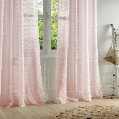 Gardine In Rosa -Heimdekoration Verkäufe atmosphera createur dinterieur gardine in rosa 2
