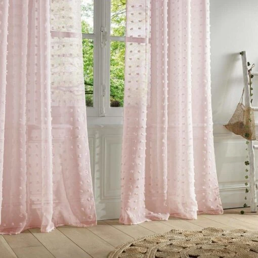 Gardine In Rosa – Bild 3