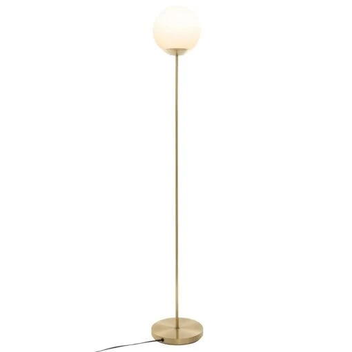 Stehlampe In Gold