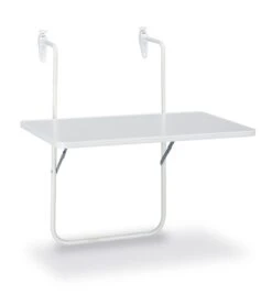 Best Balkonhängetisch "Boy" In Weiss – (L) 60 X (B) 40 Cm