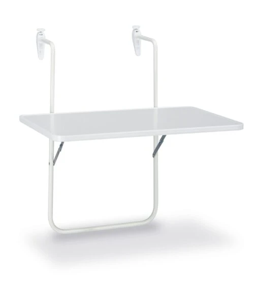 Best Balkonhängetisch "Boy" In Weiss – (L) 60 X (B) 40 Cm