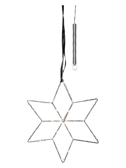 LED-Dekohänger "Lolly" In Silber - (B)28 X (H)28 Cm