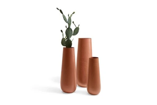 Best Vase "Lugo" In Terra-Coral - (H) 120 Cm – Bild 2