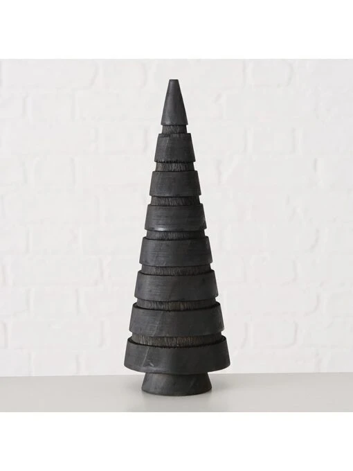 3er-Set: Dekoaufsteller "Abiola" In Schwarz - (H)24 Cm – Bild 3