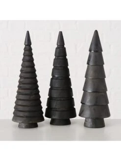 3er-Set: Dekoaufsteller "Abiola" In Schwarz - (H)24 Cm -Heimdekoration Verkäufe boltze 3er set dekoaufsteller abiola in schwarz h 24 cm 4