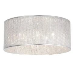 BRILLIANT Deckenleuchte 46cm Dubai ⌀ 46 Cm In Chrom