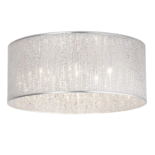 BRILLIANT Deckenleuchte 46cm Dubai ⌀ 46 Cm In Chrom