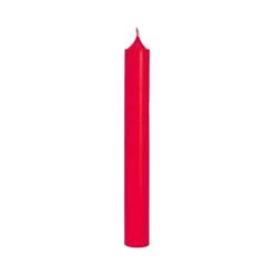 10x Stabkerze RAINBOW In Rot