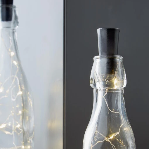 Bügelflasche Mit Flaschenbeleuchtung 2-tlg. BOTTLE LIGHT In Transparent – Bild 2