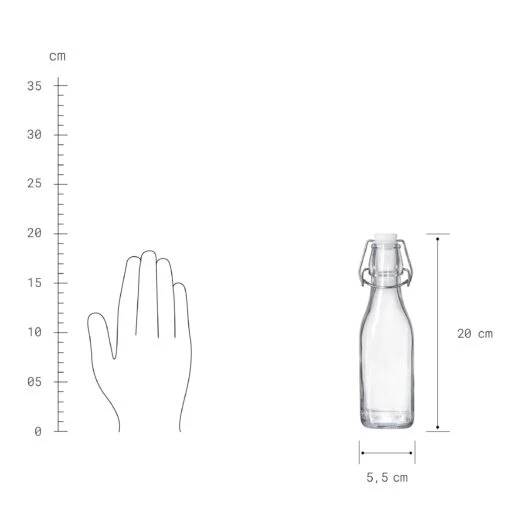 Bügelflasche Mit Flaschenbeleuchtung 2-tlg. BOTTLE LIGHT In Transparent – Bild 6