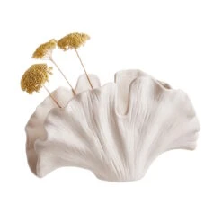 Deko-Objekt Blatt Höhe 21cm GINKGO In Creme -Heimdekoration Verkäufe butlers deko objekt blatt hohe 21cm ginkgo in creme 2