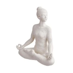 Deko Statue Höhe 24cm LOTUS In Weiß -Heimdekoration Verkäufe butlers deko statue hohe 24cm lotus in weiss 2