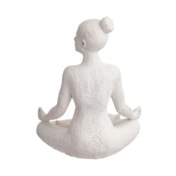 Deko Statue Höhe 24cm LOTUS In Weiß -Heimdekoration Verkäufe butlers deko statue hohe 24cm lotus in weiss 6