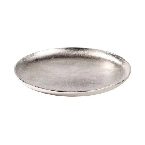 Deko-Teller Ø27cm BANQUET In Silber – Bild 3