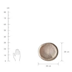 Kerzenteller Organisch Ø30cm BANQUET In Gold -Heimdekoration Verkäufe butlers kerzenteller organisch o30cm banquet in gold 2