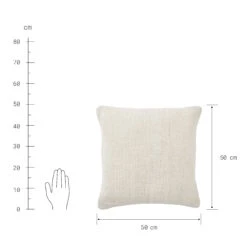 Kissen L 50 X B 50cm FENJA In Beige -Heimdekoration Verkäufe butlers kissen l 50 x b 50cm fenja in beige 2