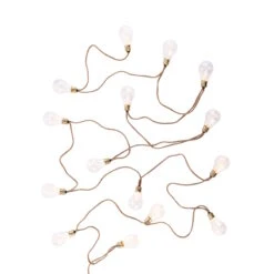 LED Lichterkette Mit Naturseil 15 Lichter Und Stecker BULB LIGHTS In Natur -Heimdekoration Verkäufe butlers led lichterkette mit naturseil 15 lichter und stecker bulb lights in natur 2