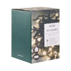 LED Outdoor Lichterkette 80 Lichter 80 LIGHTS In Schwarz -Heimdekoration Verkäufe butlers led outdoor lichterkette 80 lichter 80 lights in schwarz 2