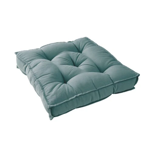 Sitzkissen L 40 X B 40cm SOLID In Türkis – Bild 3