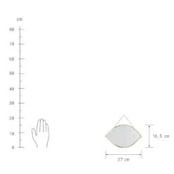 Spiegel Augenform L 27 X B 17cm CARAT In Gold -Heimdekoration Verkäufe butlers spiegel augenform l 27 x b 17cm carat in gold 2
