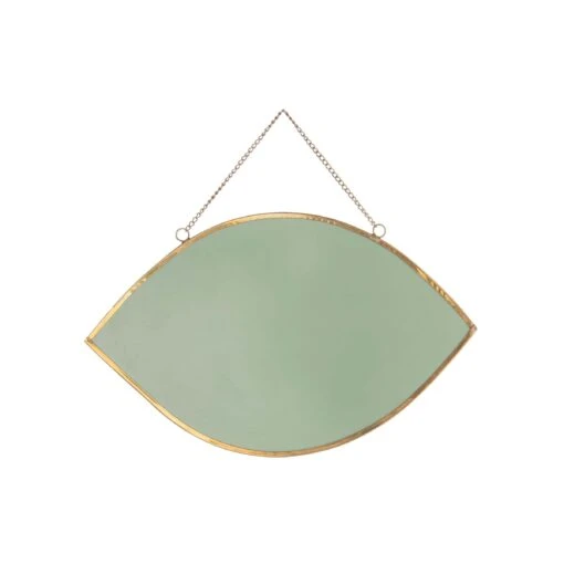 Spiegel Augenform L 27 X B 17cm CARAT In Gold – Bild 4