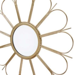 Spiegel Blume Ø26cm FIORE In Gold -Heimdekoration Verkäufe butlers spiegel blume o26cm fiore in gold 3