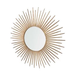 Spiegel Sonnenförmig Ø76cm DEL SOL In Gold -Heimdekoration Verkäufe butlers spiegel sonnenformig o76cm del sol in gold 4