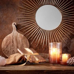 Spiegel Sonnenförmig Ø76cm DEL SOL In Gold -Heimdekoration Verkäufe butlers spiegel sonnenformig o76cm del sol in gold 5