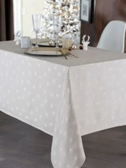 Tischdecke "Floche" In Creme