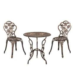 Gußeisen Bistro-Set Wakefield In Bronze (D)59cm (H)62cm