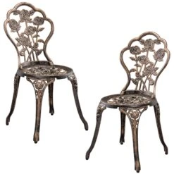 Gußeisen Bistro-Set Wakefield In Bronze (D)59cm (H)62cm -Heimdekoration Verkäufe casa pro gusseisen bistro set wakefield in bronze d 59cm h 62cm 3