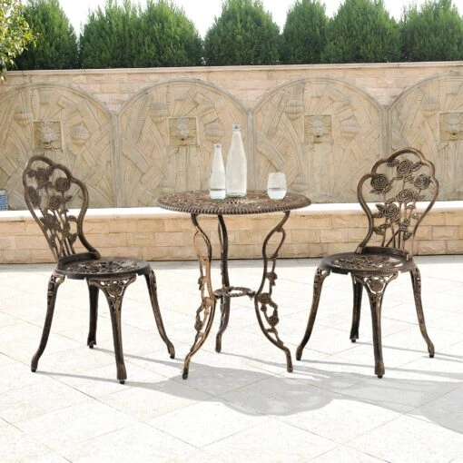 Gußeisen Bistro-Set Wakefield In Bronze (D)59cm (H)62cm – Bild 6