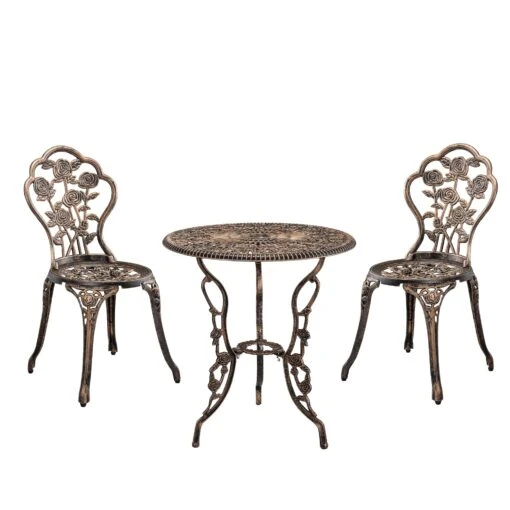 Gußeisen Bistro-Set Wakefield In Bronze (D)59cm (H)62cm