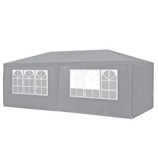 Pavillon Wedau In Grau (L)600cm (B)300cm (H)255cm – Bild 3
