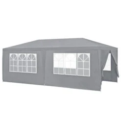 Pavillon Wedau In Grau (L)600cm (B)300cm (H)255cm