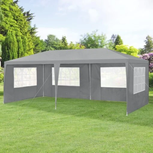 Pavillon Wedau In Grau (L)600cm (B)300cm (H)255cm – Bild 4