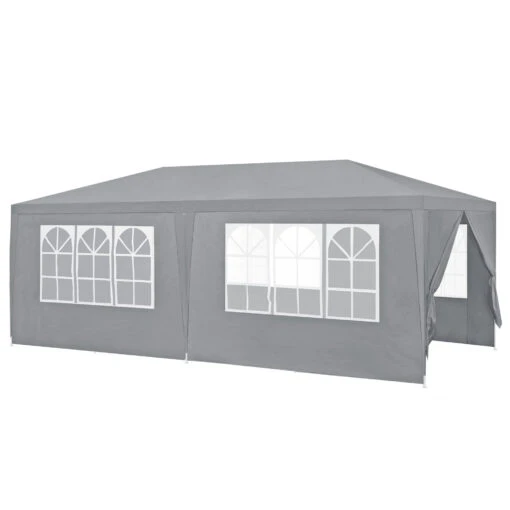 Pavillon Wedau In Grau (L)600cm (B)300cm (H)255cm