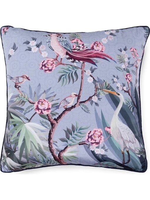 Kissen "Sarenza" In Grau/ Lila/ Rosa – Bild 2