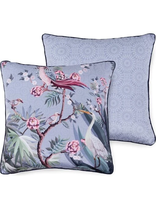 Kissen "Sarenza" In Grau/ Lila/ Rosa