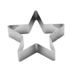 4 Er-Set Servietennring Im Stern-Design In Silber