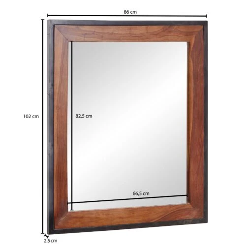 Spiegel "FB81310" In Braun / – Bild 4
