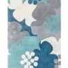 Teppich In Weiß/ Grau/ Blau -Heimdekoration Verkäufe flair rugs teppich in weiss grau blau