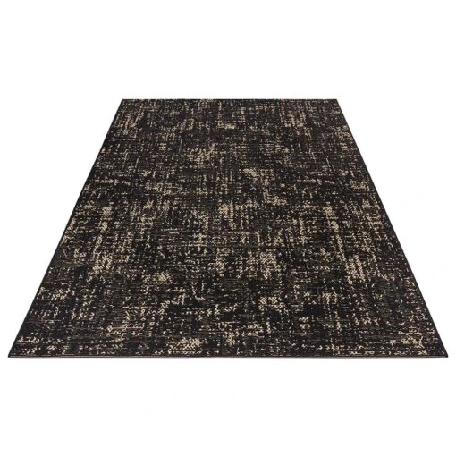 In- Und Outdoor Teppich Willa Schwarz Beige – Bild 2