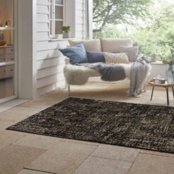 In- Und Outdoor Teppich Willa Schwarz Beige -Heimdekoration Verkäufe freundin home collection in und outdoor teppich willa schwarz beige 3