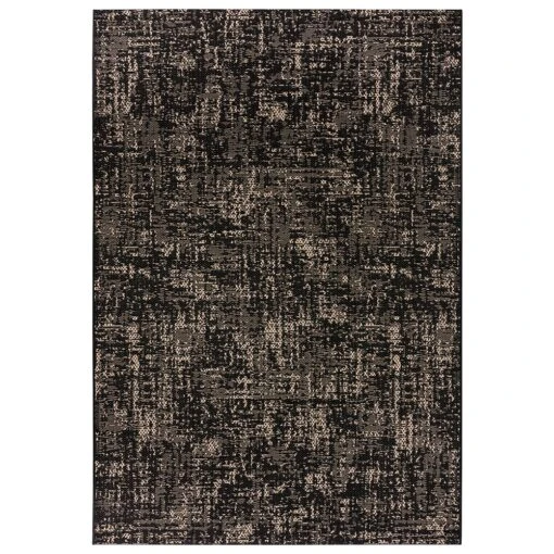 In- Und Outdoor Teppich Willa Schwarz Beige
