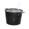 Mini Eimergrill Holzkohlegrill Metall H: 24cm In Schwarz -Heimdekoration Verkäufe gaumenkick mini eimergrill holzkohlegrill metall h 24cm in schwarz