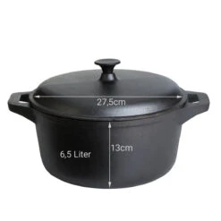 Schmortopf Gusseisen In Schwarz - 27,5cm -Heimdekoration Verkäufe gaumenkick schmortopf gusseisen in schwarz 27 5cm 1