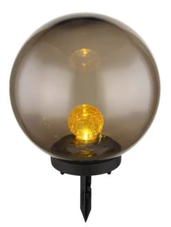 Solarleuchte "SOLARLEUCHTE KUNSTSTOFF SCHWARZ, 1XLED" In Black